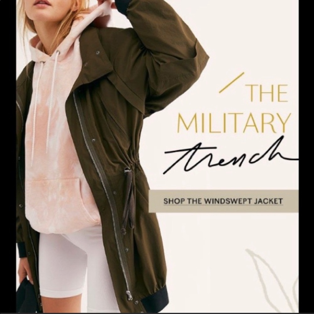 NWT Free People Wind Swept Anorak sz XS - Picture 1 of 7